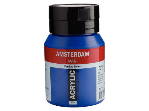 Farba akrylowa - Amsterdam - 570, Phthalo Blue, 500 ml