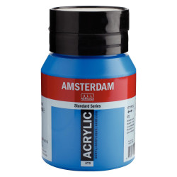 Acrylic paint in jar - Amsterdam - 572, Primary Cyan, 500 ml