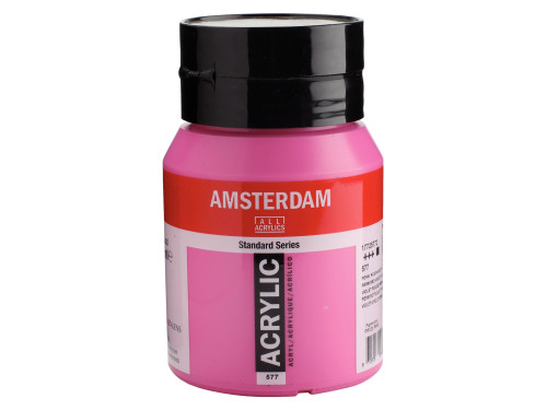 Acrylic paint in jar - Amsterdam - 577, Permanent Red Violet Light, 500 ml