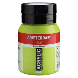 Acrylic paint in jar - Amsterdam - 617, Yellowish Green, 500 ml