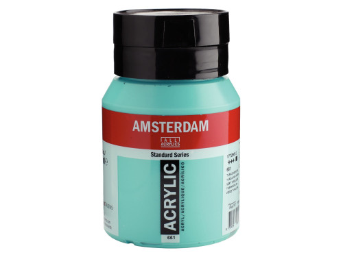 Acrylic paint in jar - Amsterdam - 661, Turquoise Green, 500 ml