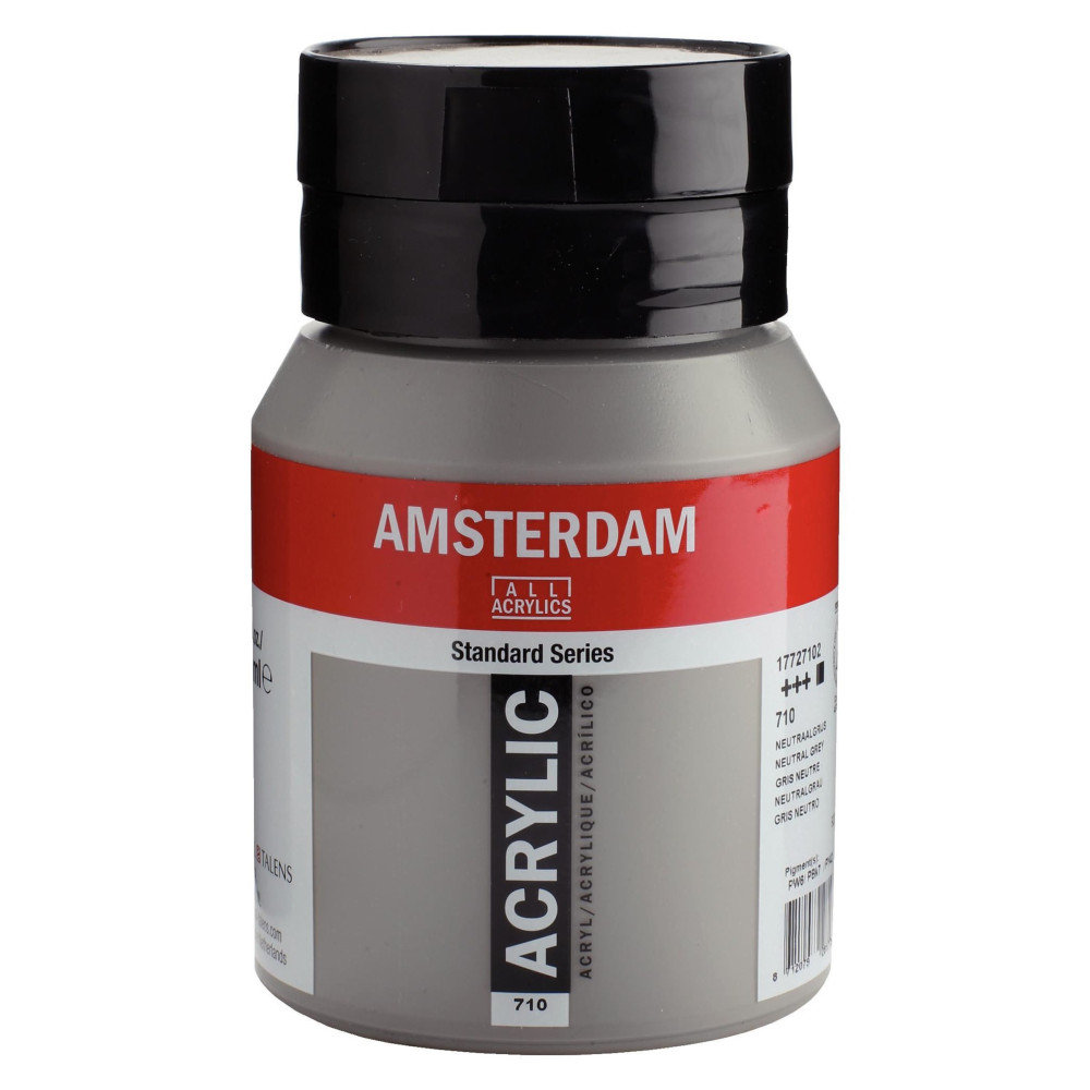 Farba akrylowa - Amsterdam - 710, Neutral Grey, 500 ml