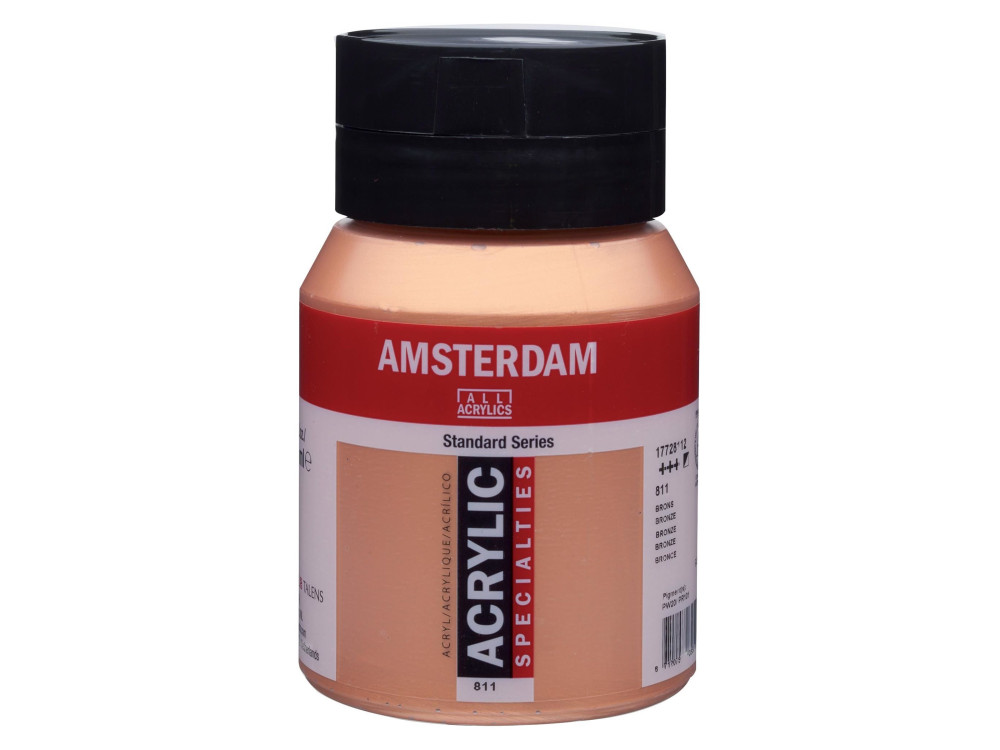 Farba akrylowa - Amsterdam - 811, Bronze, 500 ml