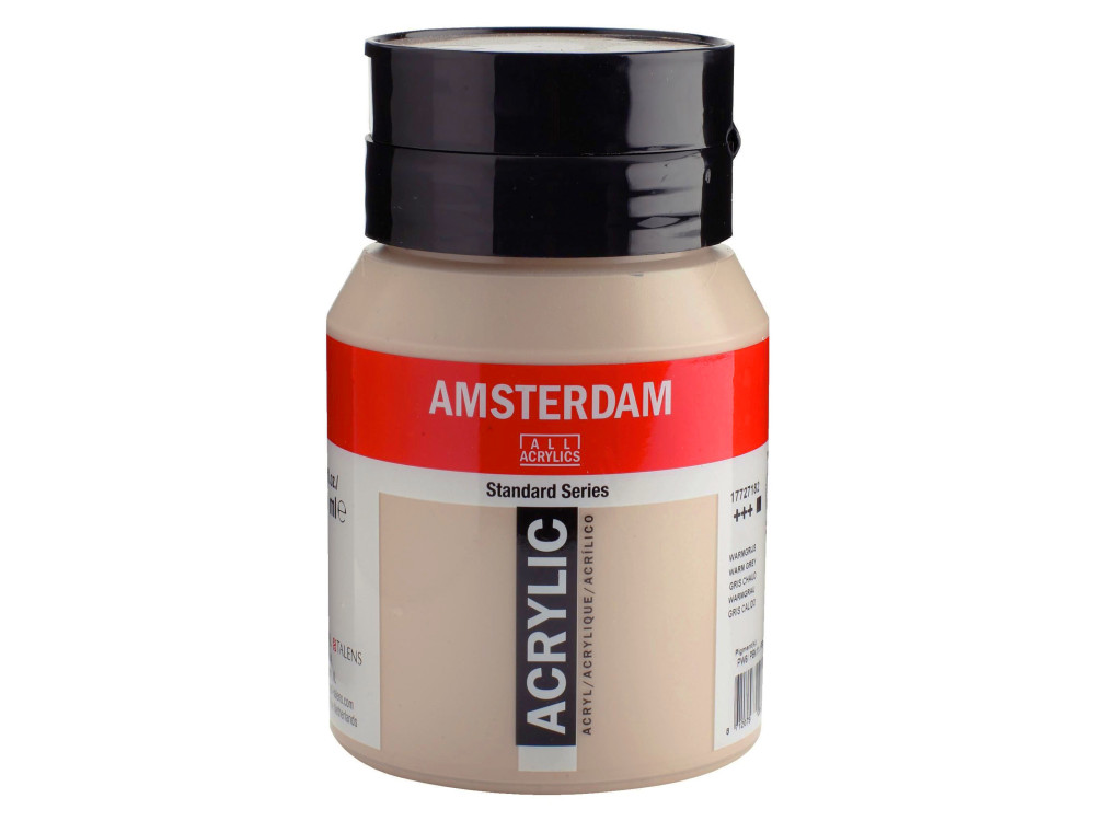 Acrylic paint in jar - Amsterdam - 815, Pewter, 500 ml