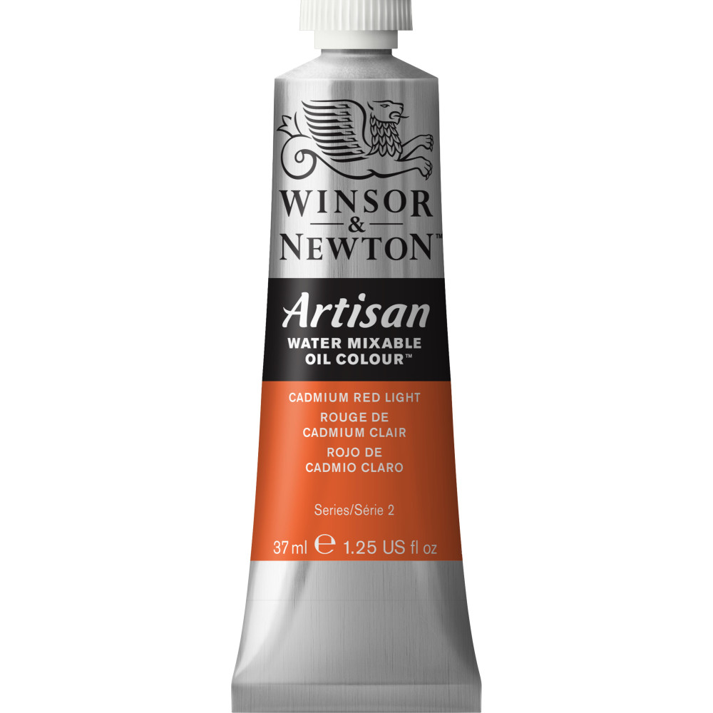 Artisan Water oil paint - Winsor & Newton - Cadmium Red Light, 37 ml
