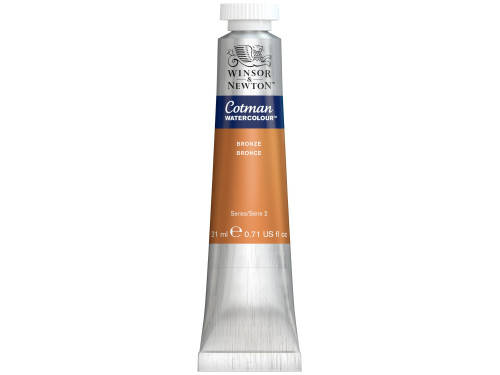 Cotman Watercolor Paint - Winsor & Newton - Bronze, 21 ml