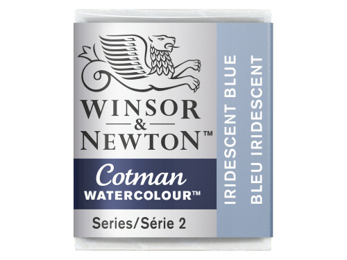 Farba akwarelowa Cotman - Winsor & Newton - Iridescent Blue, półkostka