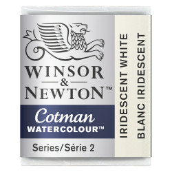 Farba akwarelowa Cotman - Winsor & Newton - Iridescent White, półkostka