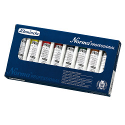Zestaw farb olejnych Norma Professional - Schmincke - 8 kolorów x 20 ml