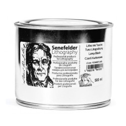 Tusz litograficzny Senefelder - Renesans - Lamp Black, 500 ml
