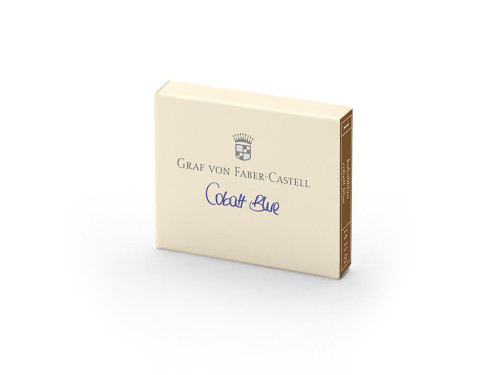Naboje do piór wiecznych - Graf Von Faber-Castell - Cobalt Blue, 6 szt.