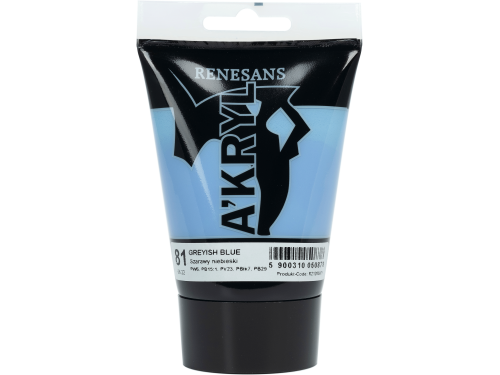 Farba akrylowa A'kryl - Renesans - 81, Greyish Blue, 100 ml