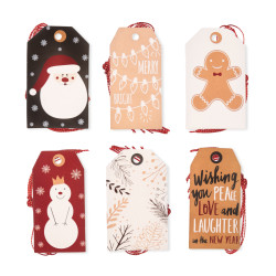 Gift tags Merry & Bright -...