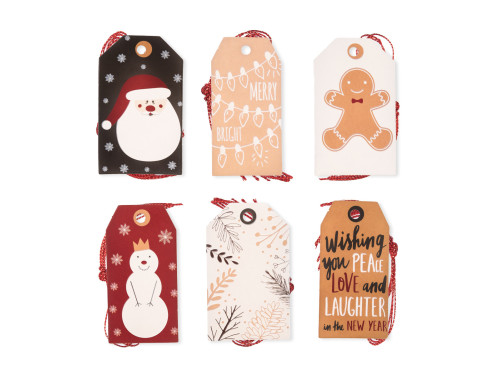 Gift tags Merry & Bright - DpCraft - 24 pcs.