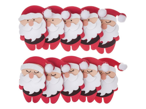 Foam stickers Santa Claus - DpCraft - 10 pcs.