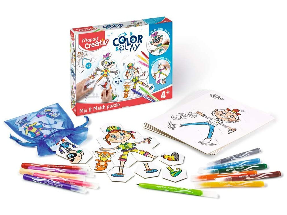 Puzzle do kolorowania dla dzieci Color & Play - Maped