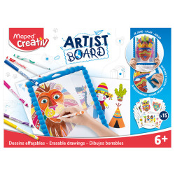 Artists board, erasable drawings for kids - Maped