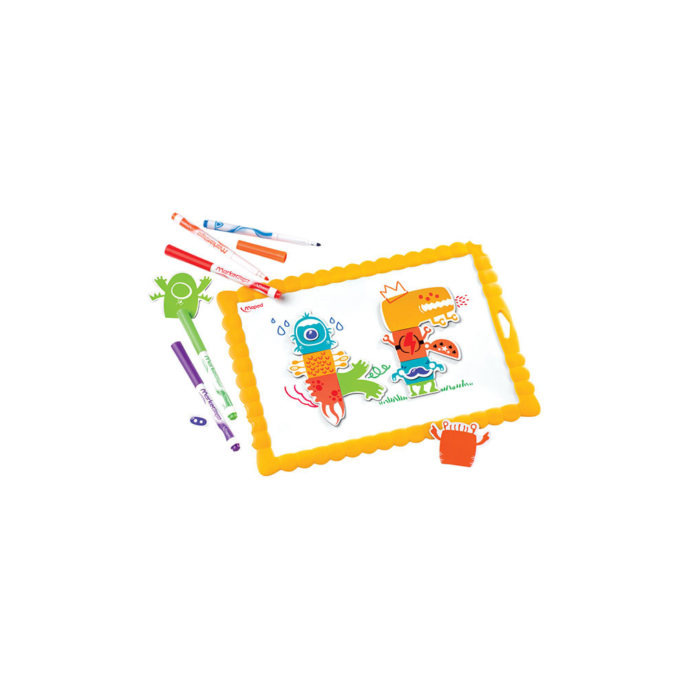 Artists magnetic, erasable drawing board for kids - Maped