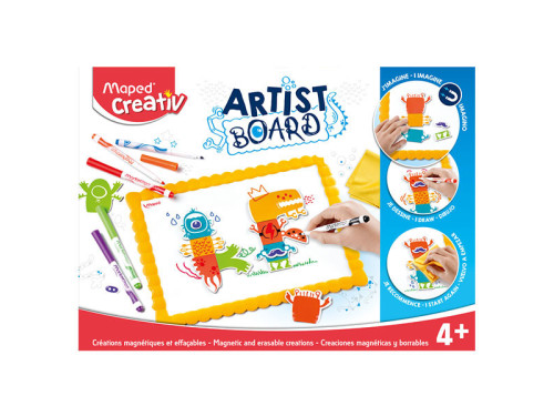Artists magnetic, erasable drawing board for kids - Maped