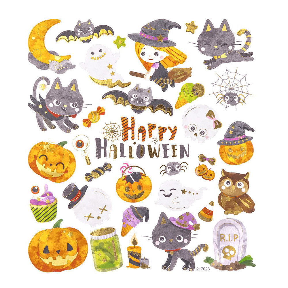 Stickers with embellishments, Halloween - DpCraft - 32 pcs.