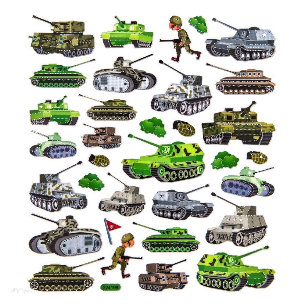 Stickers, Tanks - DpCraft - 33 pcs.