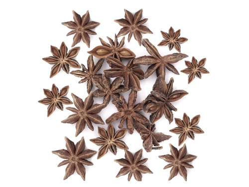 Dried star anise, decorative - 20 pcs.