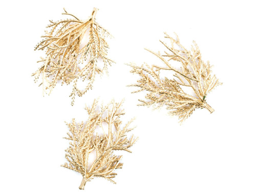 Branches - DpCraft - gold, 9 cm, 3 pcs.