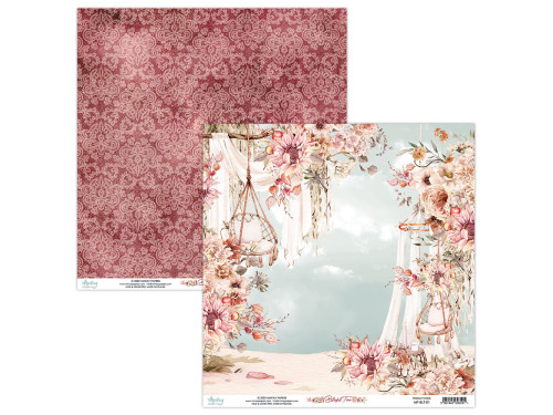 Papier do scrapbookingu 30,5 x 30,5 cm - Mintay - Blissful Time 01