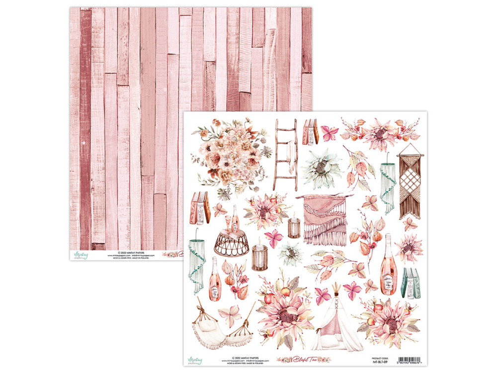 Elements for cutting 30,5 x 30,5 cm - Mintay - Blissful Time