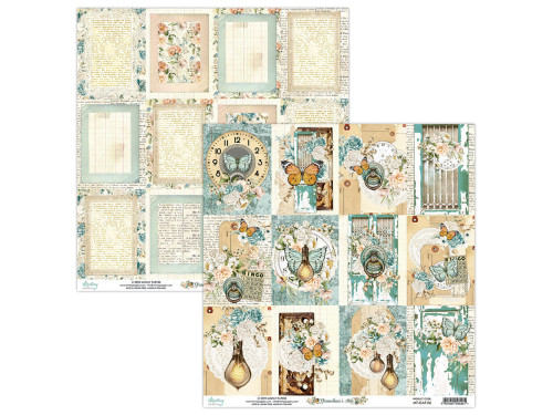 Scrapbooking paper 30,5 x 30,5 cm - Mintay - Grandma's Attic 06