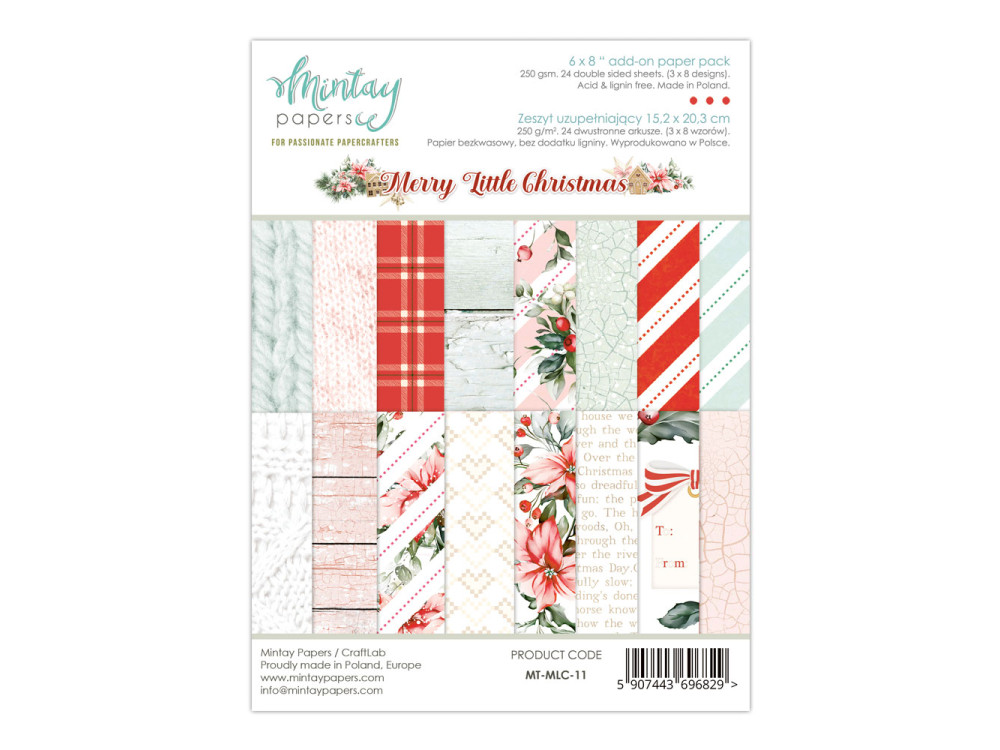 Add-on paper pack - Mintay - Merry Little Christmas