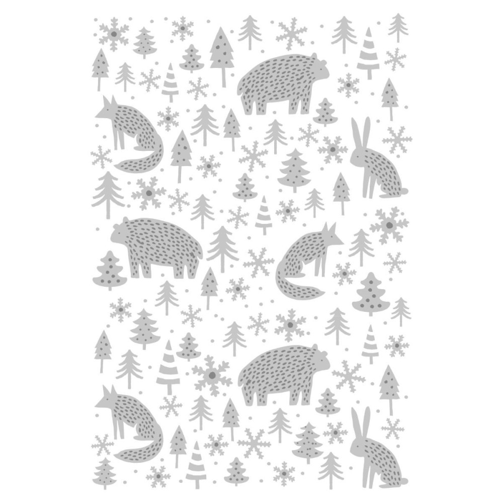 3D Embossing Folder - Sizzix - Nordic Pattern