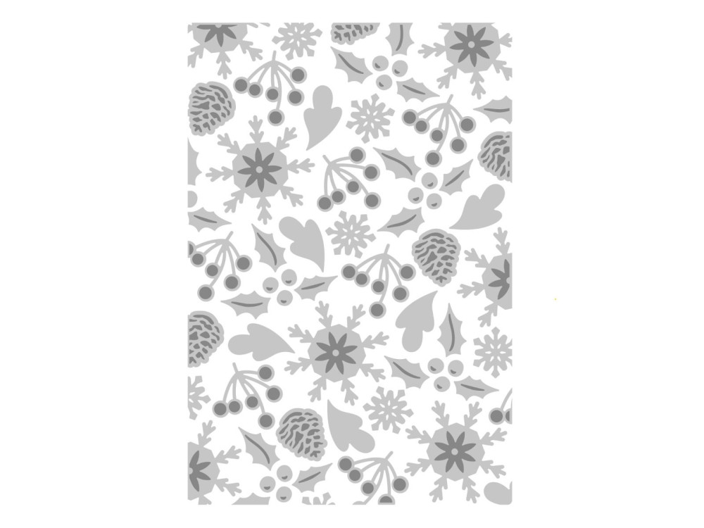 Folder do embosingu 3D - Sizzix - Winter Pattern