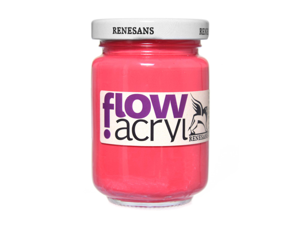 Acrylic paint Flow - Renesans - 16, carmin, 125 ml