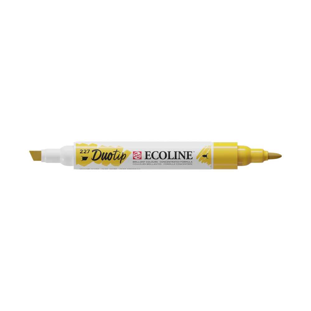 Duotip Pen Ecoline - Talens - 227, Yellow Ochre