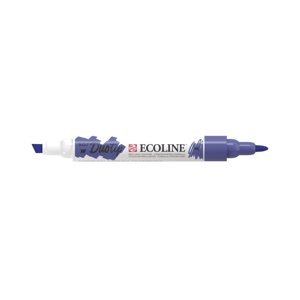 Duotip Pen Ecoline - Talens - 507, Ultramarine Violet