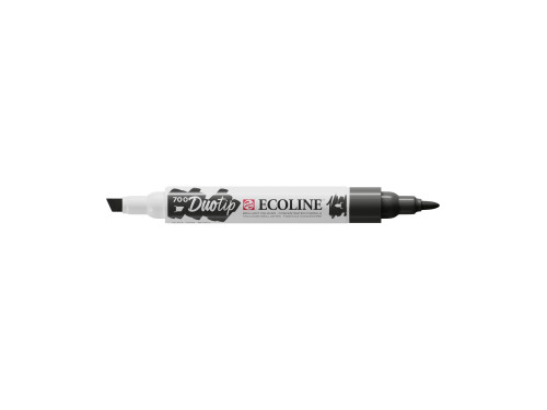 Pisak dwustronny Ecoline Duotip - Talens - 700, Black