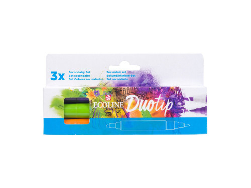 Duotip Ecoline Pen Secondary Set - Talens - 3 colors