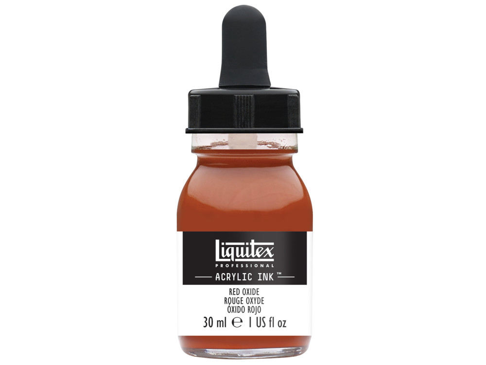 Professional Acrylic ink - Liquitex - Red Oxide, 30 ml