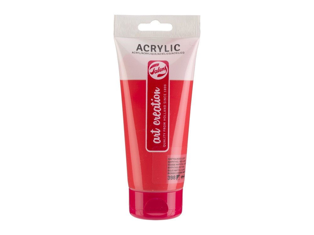 Farba akrylowa - Talens Art Creation - 398, Naphthol Red Light, 200 ml