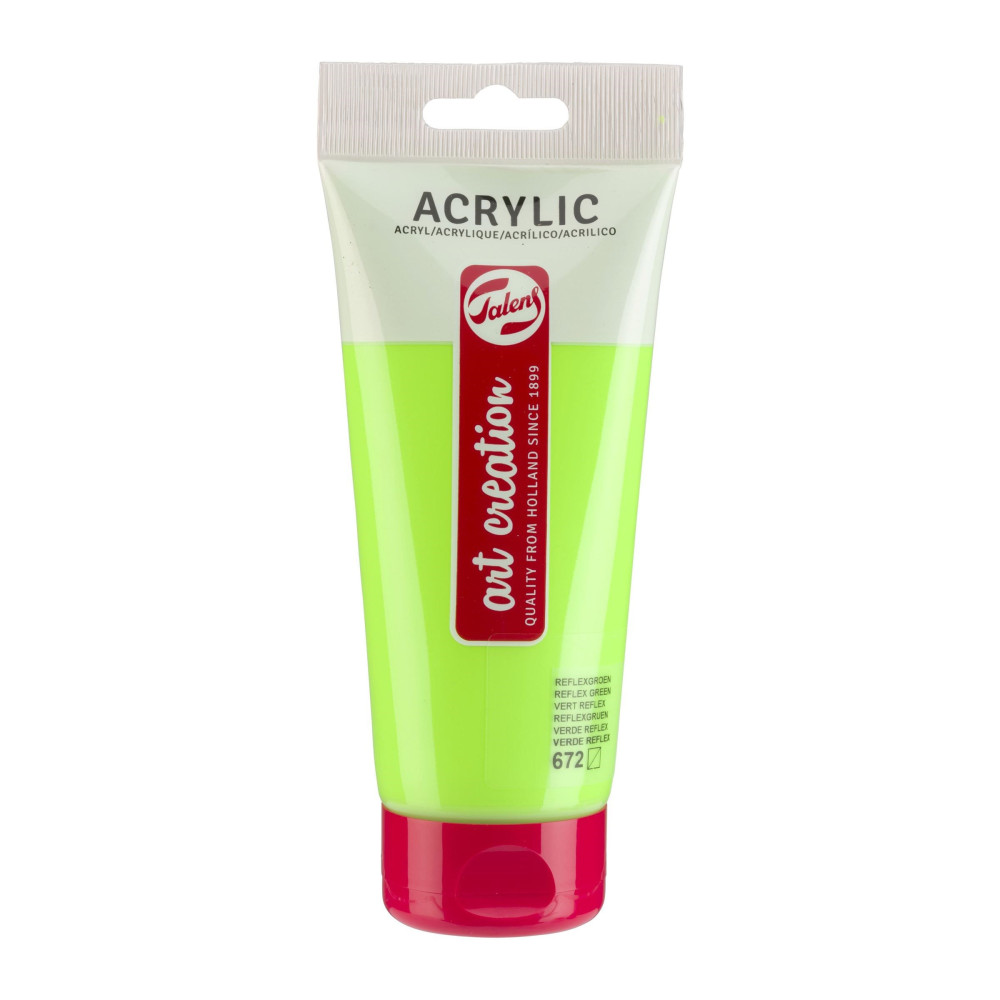 Acrylic paint - Talens Art Creation - 672, Reflex Green, 200 ml