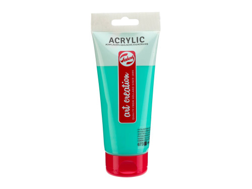 Acrylic paint in tube - Talens Art Creation - 673, Phthalo Green Light, 200 ml