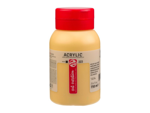 Farba akrylowa - Talens Art Creation - 223, Naples Yellow Deep, 750 ml