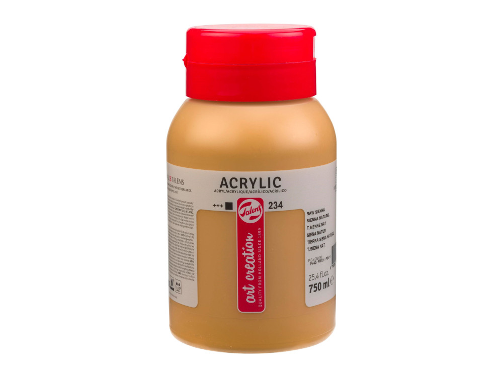 Acrylic paint - Talens Art Creation - 234, Raw Sienna, 750 ml