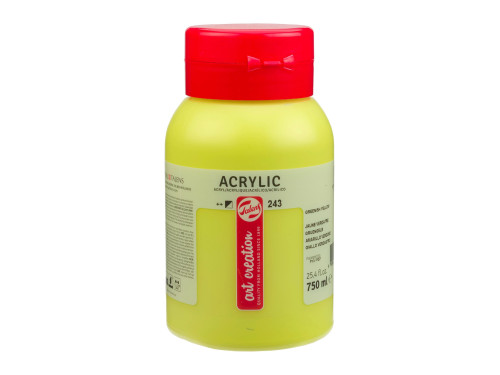 Farba akrylowa - Talens Art Creation - 243, Greenish Yellow, 750 ml