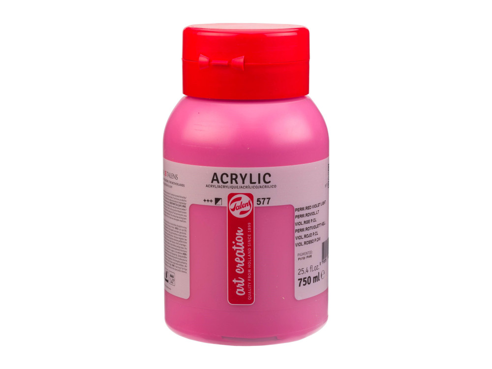 Acrylic paint - Talens Art Creation - 577, Permanent Red Violet Light, 750 ml