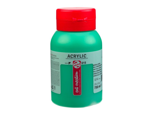 Acrylic paint - Talens Art Creation - 615, Emerald Green, 750 ml