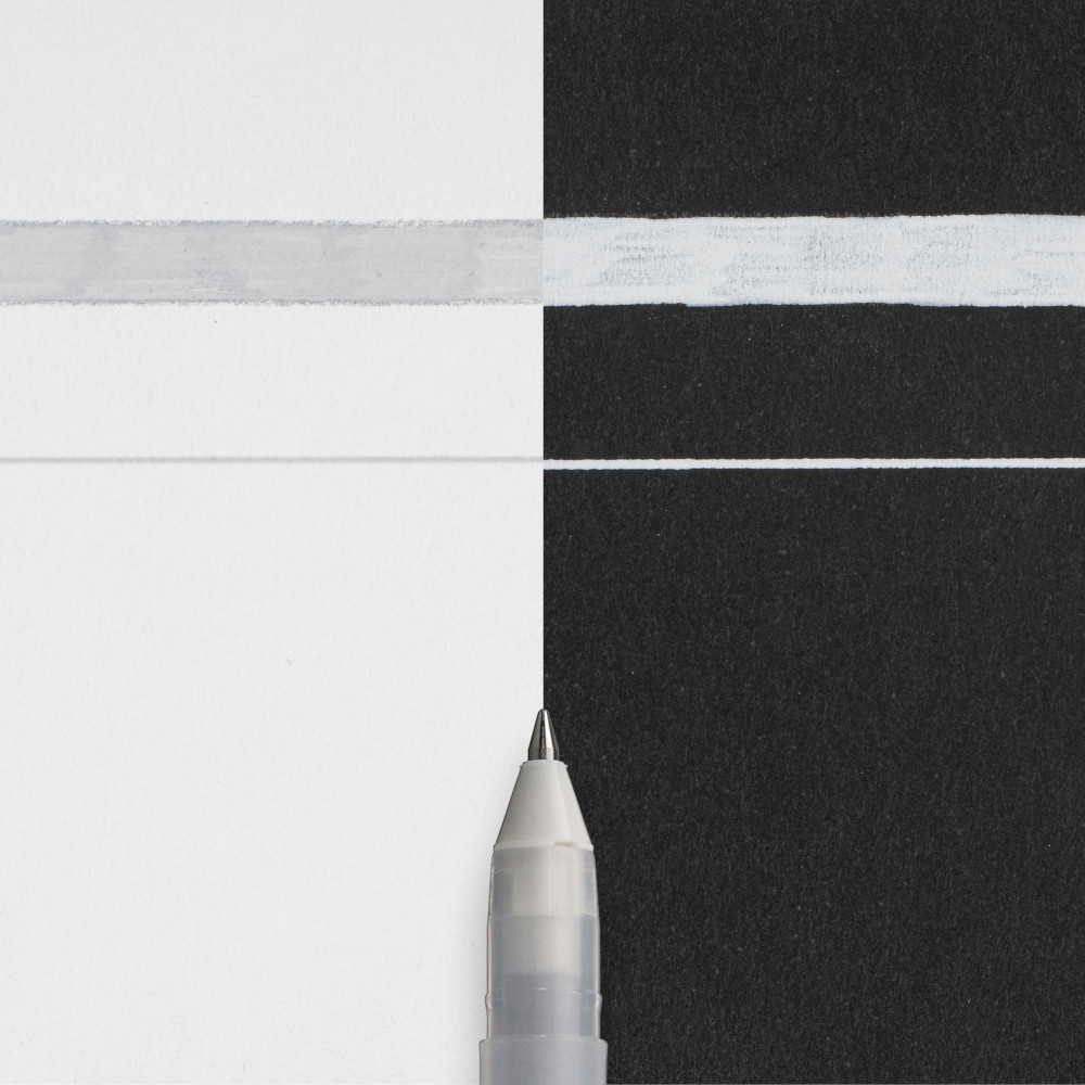 Długopis żelowy Gelly Roll Moonlight - Sakura - Light Gray