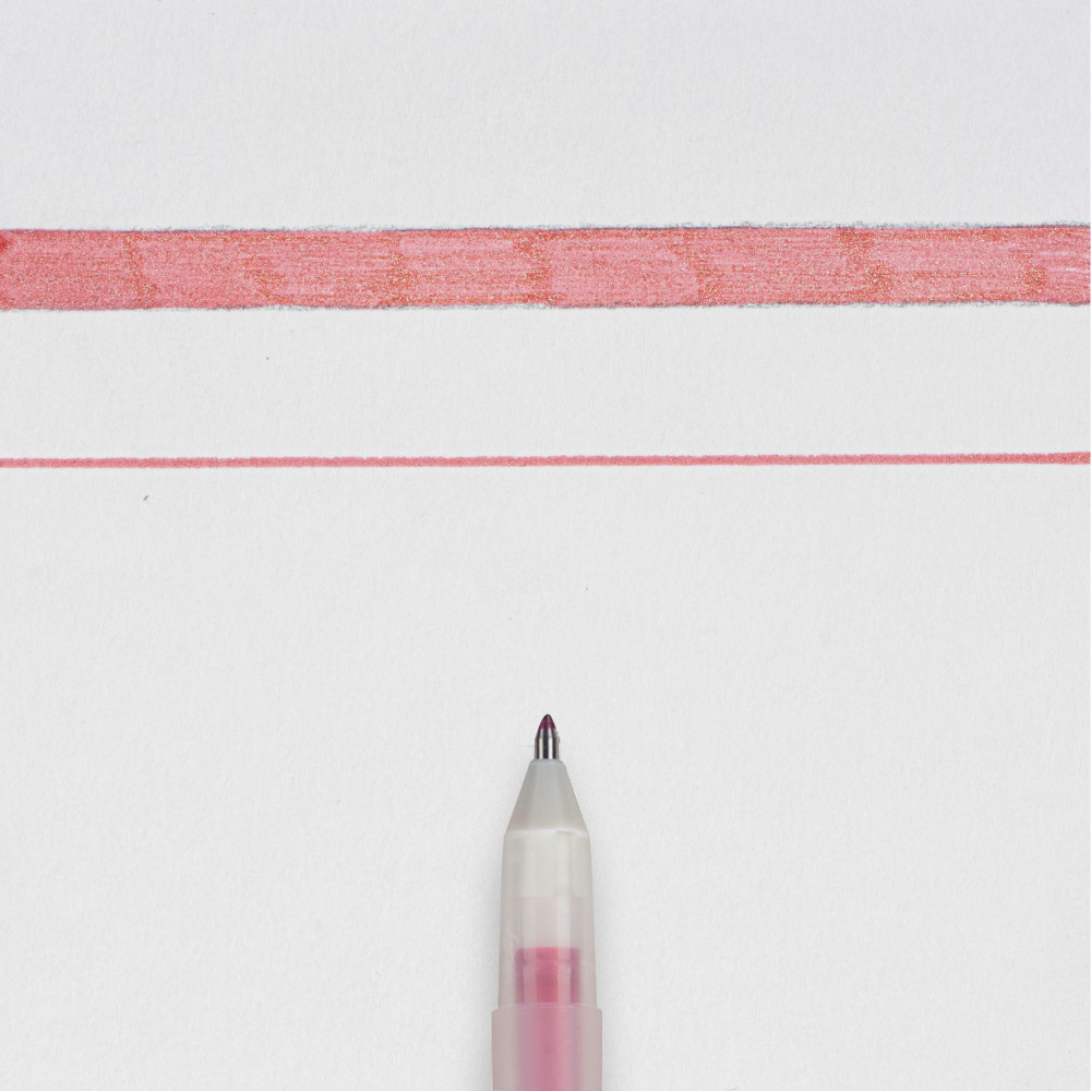 Długopis żelowy Gelly Roll Stardust - Sakura - Red