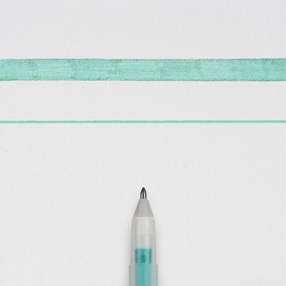 Długopis żelowy Gelly Roll Stardust - Sakura - Green, 0,5 mm